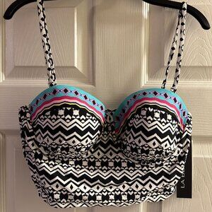 La Blanca Bathing Suit Top, Size 8, NWT